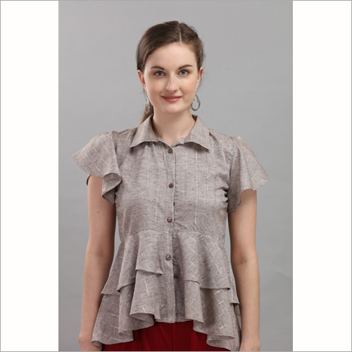 Washable Premium Weaving Cotton Top With Standard Quality Knitted Stylish Upper With Bottom Wear