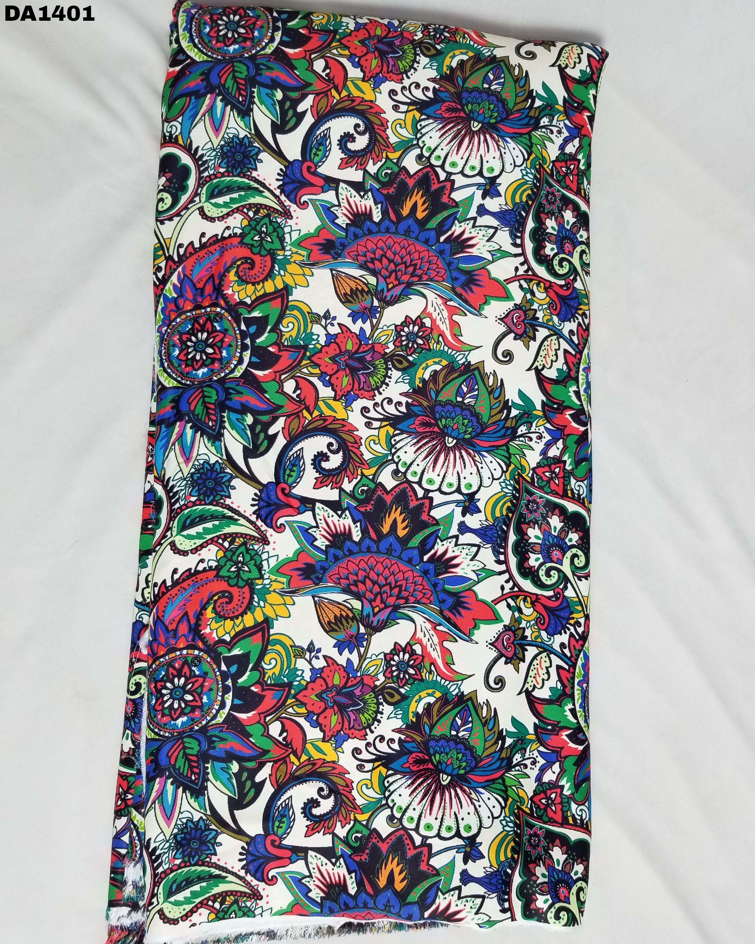 Diamond Silk Digital Print Fabric - 58" Width, Color As Shown In Images | Washable, Ideal For Garments