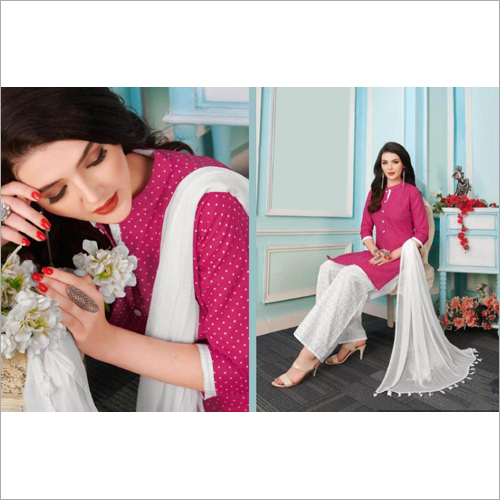 Indian Yellow Kurti With Plazzo Set