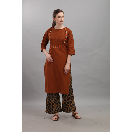 Washable Kurti With Plazzo