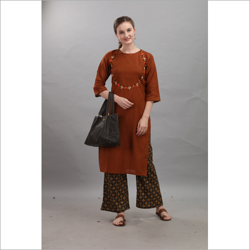 Washable Kurti With Plazzo