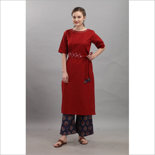 Washable Kurti With Plazzo