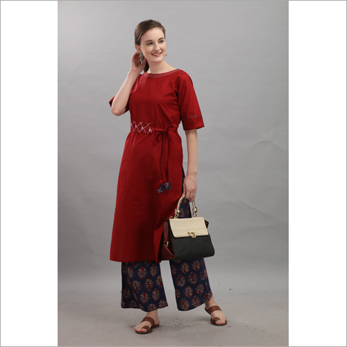 Washable Kurti With Plazzo