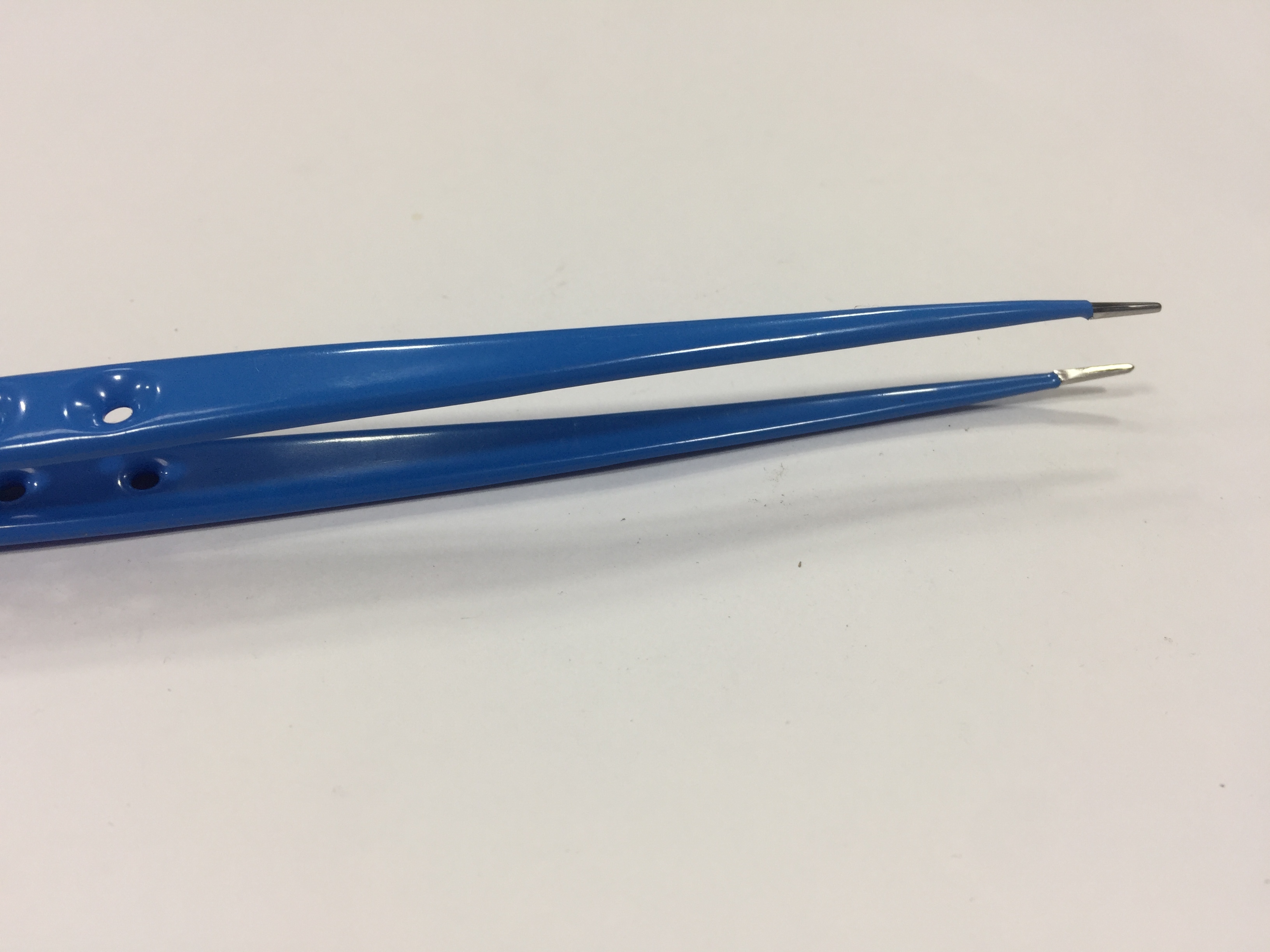 Blue/black Bipolar Straight Forceps (Imported)