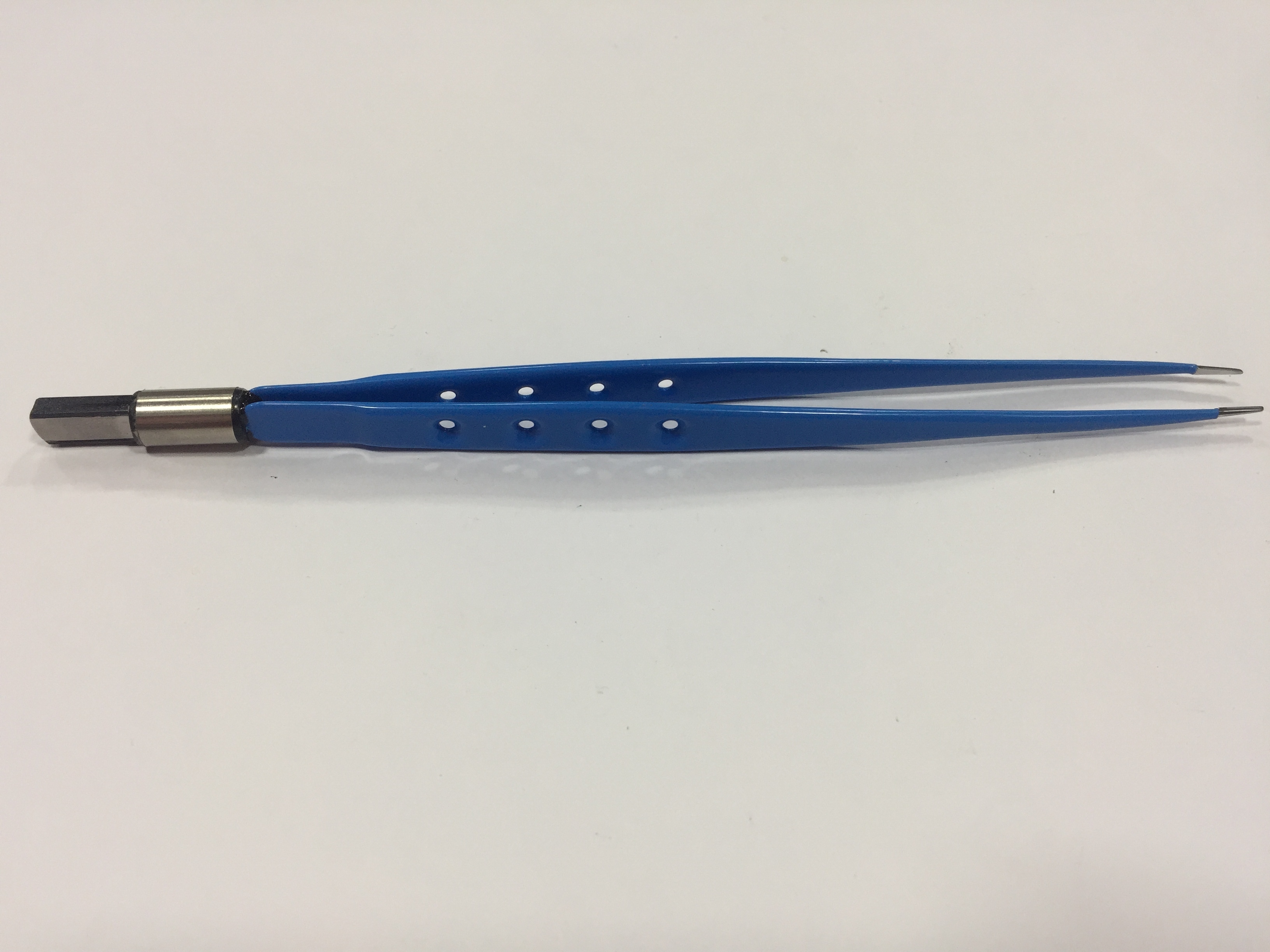 Blue/black Bipolar Straight Forceps (Imported)
