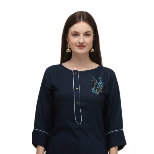 Washable Mustard Color Kurti