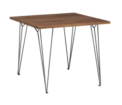 बबूल की फिनिश के साथ कैफे टेबल