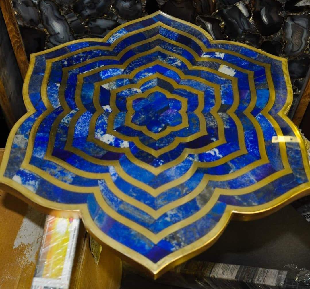 Lapis Lazuli - Crystal Material, Square Shape 5-30 Mm Size, Polished Blue Finish | Crack-resistant, Alluring Patterns, Expertly Designed
