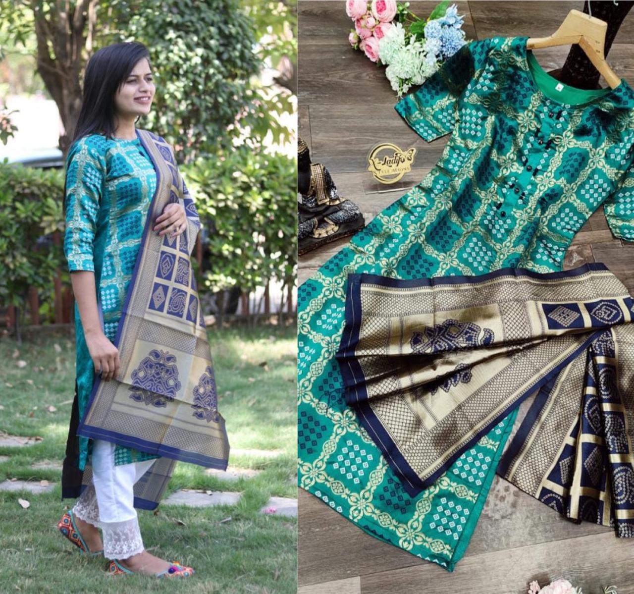 Banarasi Dupatta With Top