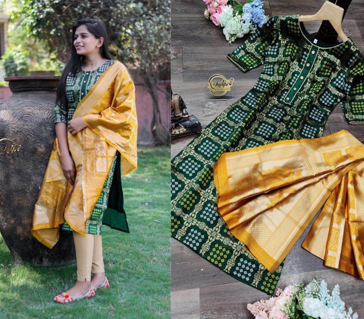 Banarasi Dupatta With Top