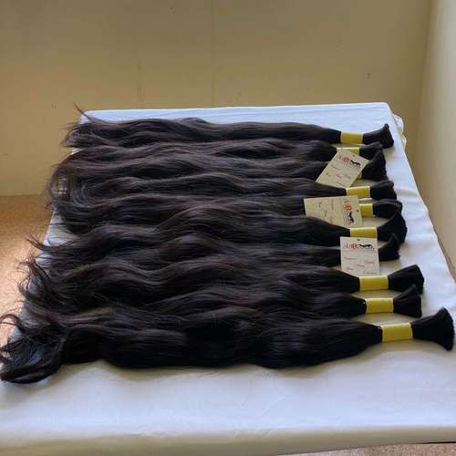 Natural Black Wholesale Virgin Brazilian/Cambodian/Peruvian Human Raw Hair Bulk