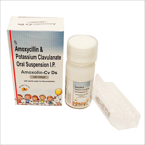 Amoxolin-Cv Ds Dry Syrup Ingredients: Amoxicillin 400 Mg+ Clavulanic Acid 57 Mg/5Ml