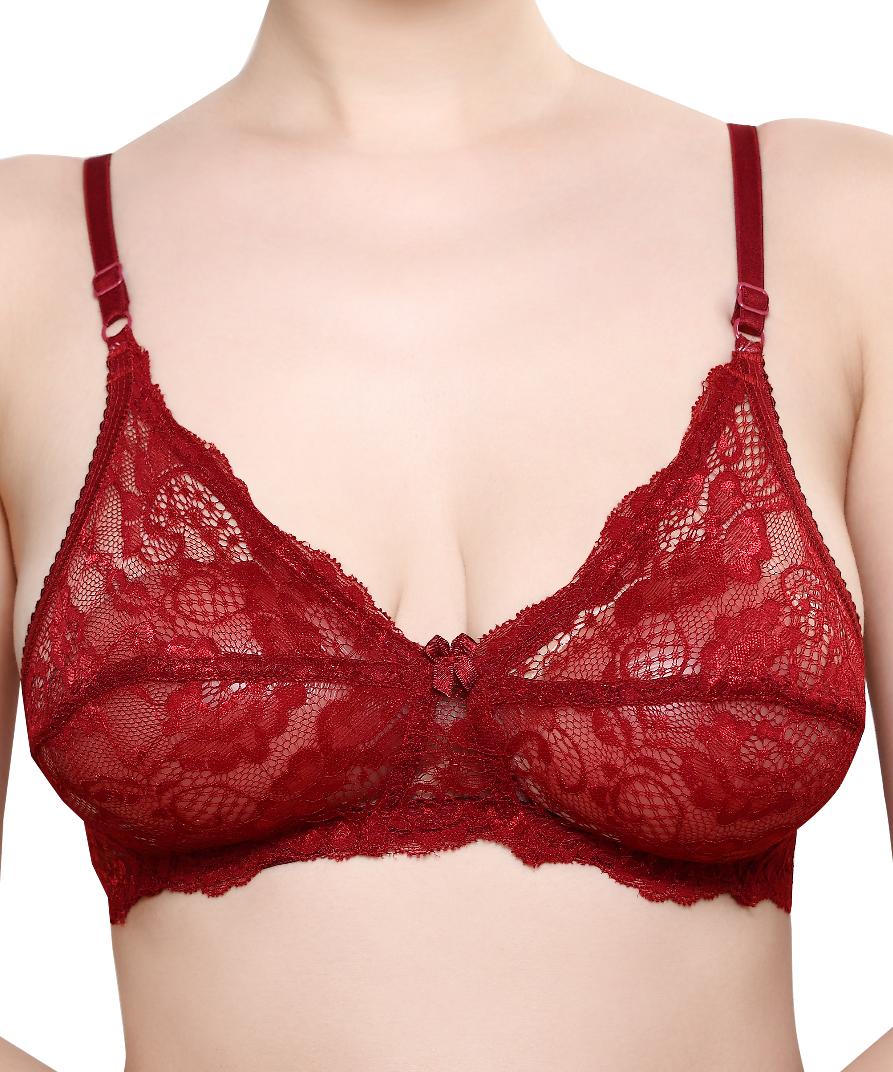 Maroon Era Bra