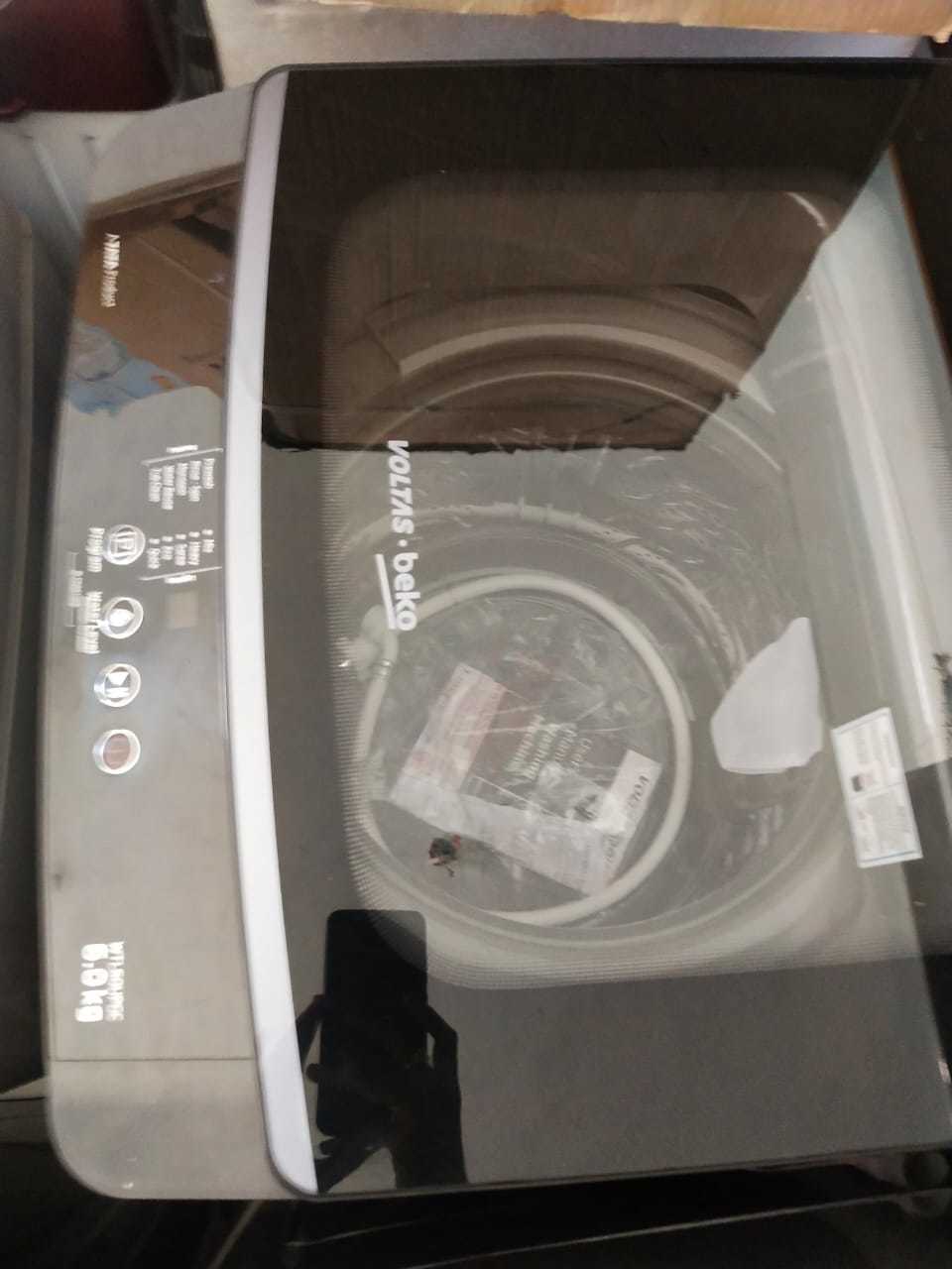 Haier Fully Automatic Front Load Washing Machine - Stainless Steel, 595 X 525 X 850 Mm, Black, 7.0 Kg Capacity, 1000 Rpm Spin Speed | Time-saving, Economical, Hygienic Wash Every Time