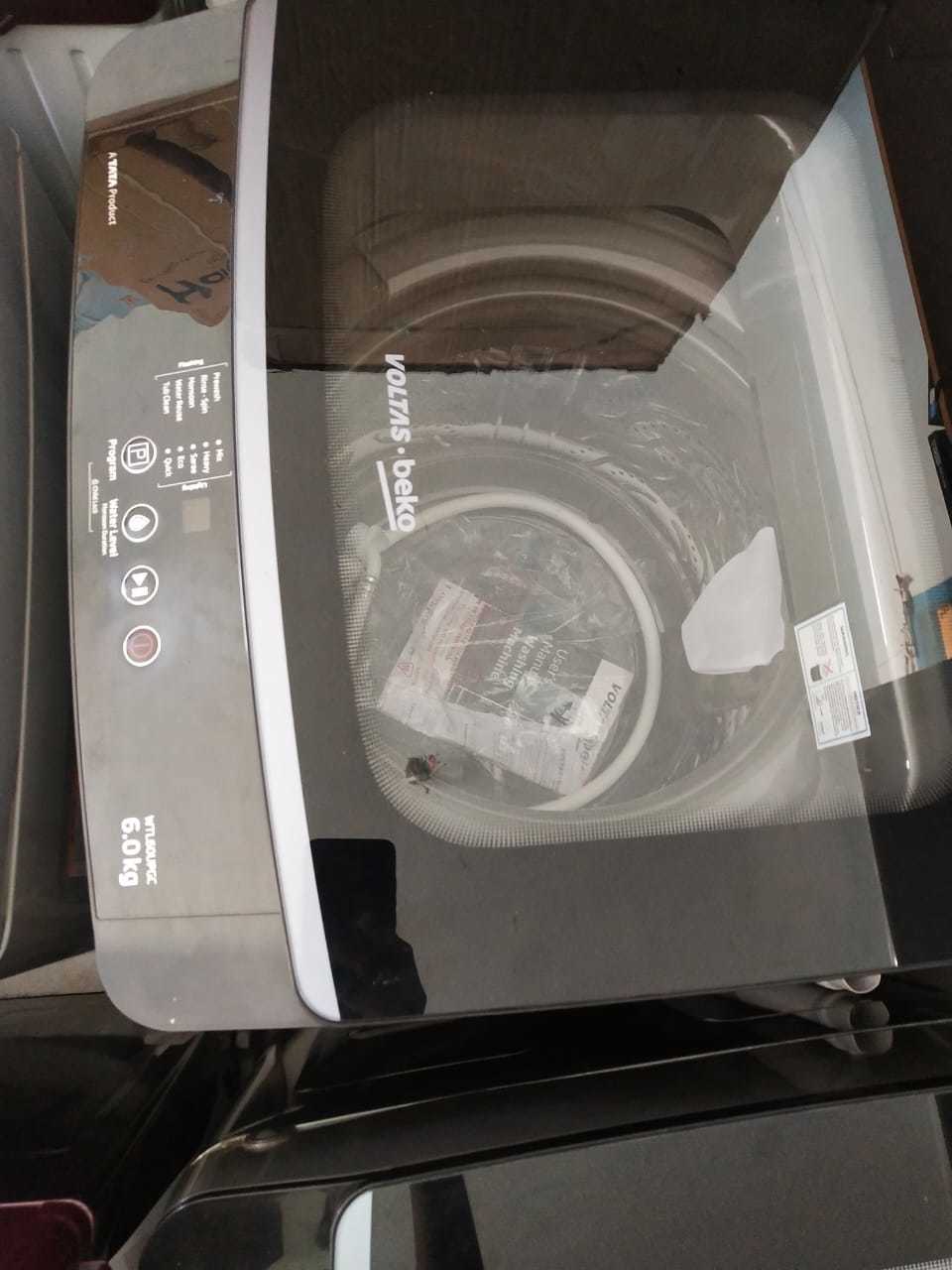 Haier Fully Automatic Front Load Washing Machine - Stainless Steel, 595 X 525 X 850 Mm, Black, 7.0 Kg Capacity, 1000 Rpm Spin Speed | Time-saving, Economical, Hygienic Wash Every Time