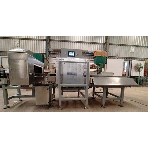 White Combo Checkweigher With Metal Detector