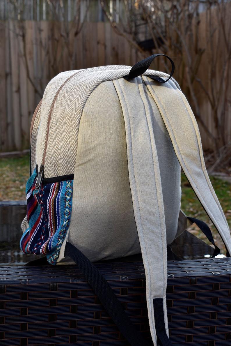 Multi Natural Handmade Laptop Backpack