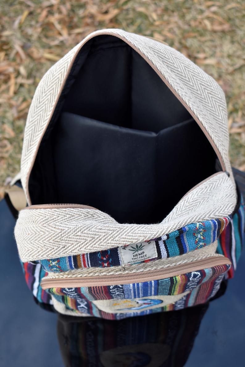 Multi Natural Handmade Laptop Backpack