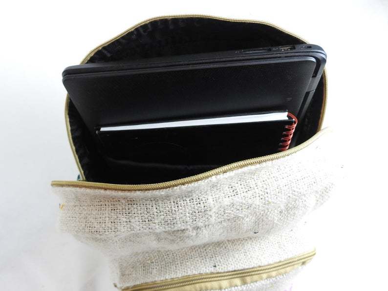 Multi Handmade Natural Backpack