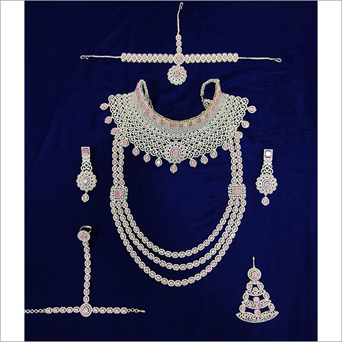 American Diamond Bridal Sets - Excellent Cut, Princess Cut Diamonds | Natural With Laser Drilled Enhancements, Silver And Golden Fancy Colors