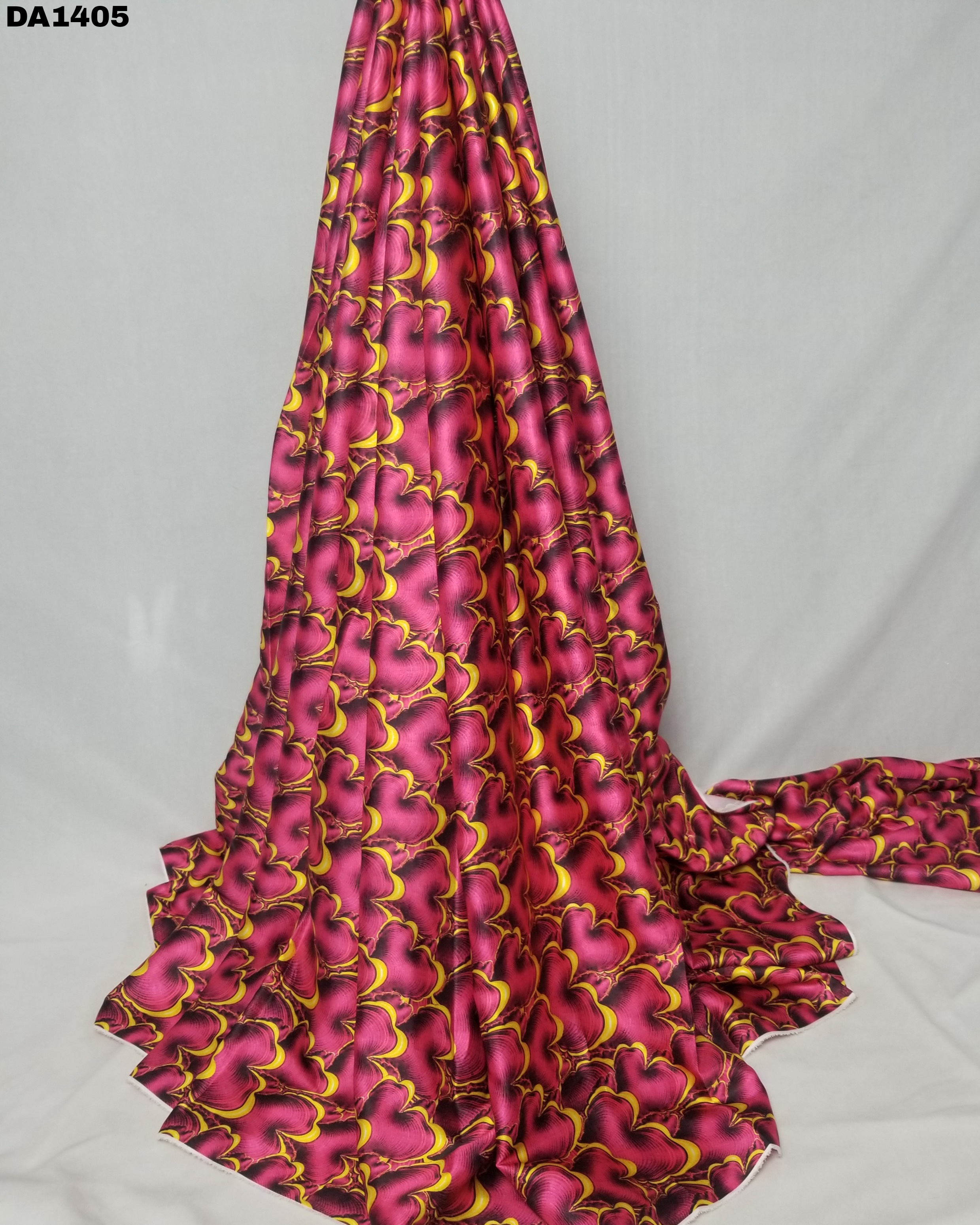 Tokyo Sartin Digital Print Fabric - Washable, 44" Width | Color As Shown, Printed Pattern For Garments