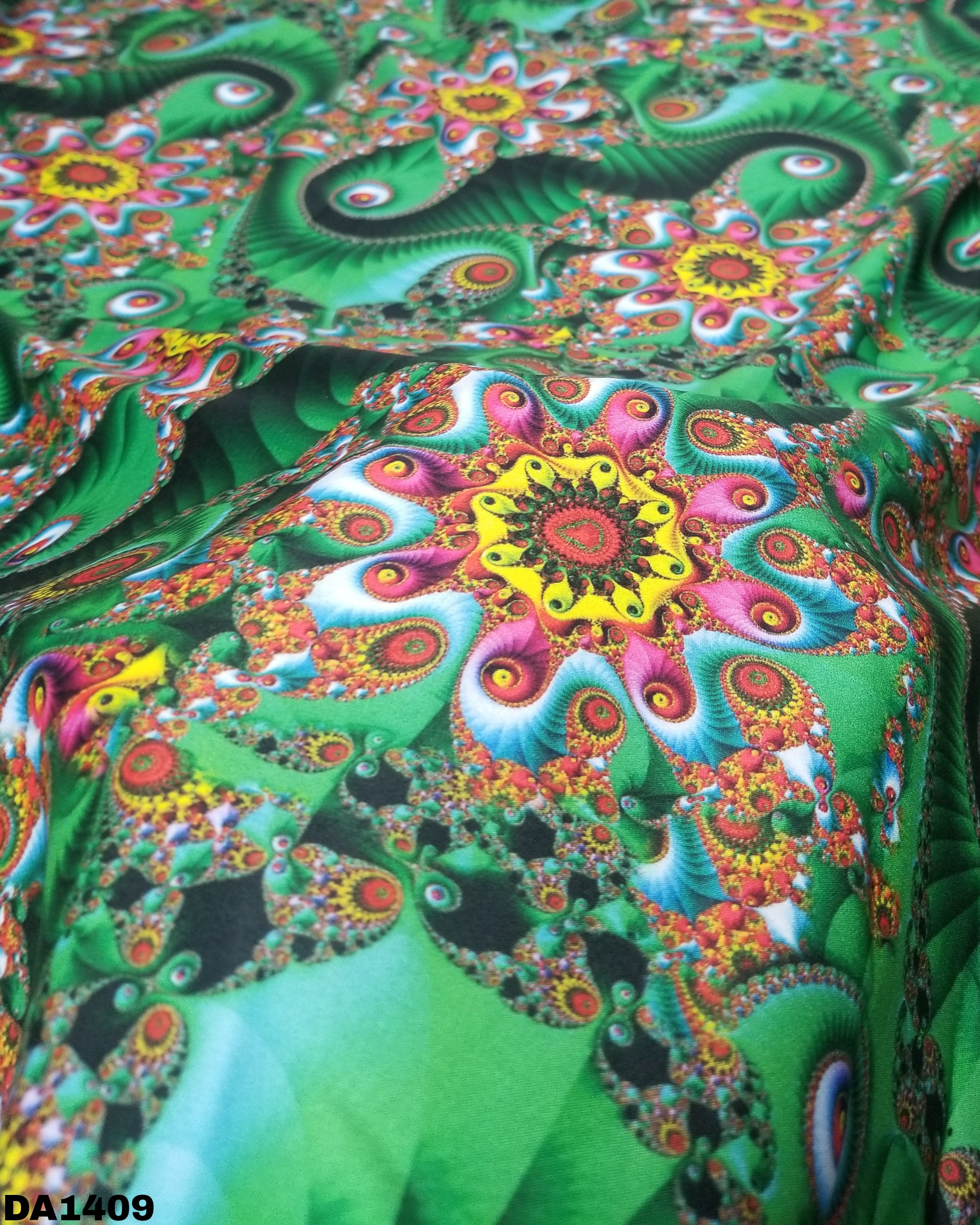 Washable Digital Prints Micro Mini Sartin Silk Fabric