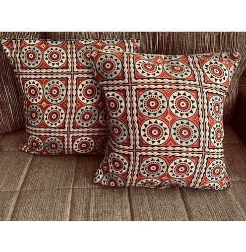 Printed Pillow Cover - Multi Color, Sizes 16x16 to 20x54 Inches | Handmade, Plain Dyed, Suitable for Head Use, Square Shape, 150 Grams