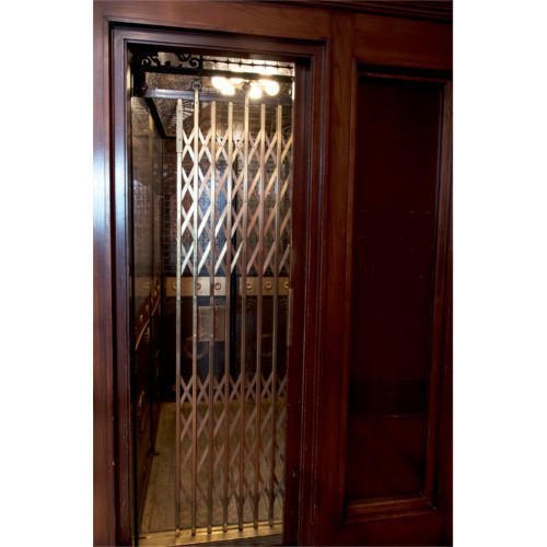 Manual Elevators - Stainless Steel, Maximum Load 2244, Geared Drive Type | Safe and Easy to Install with Glass Cabin Finish and AC Power Supply