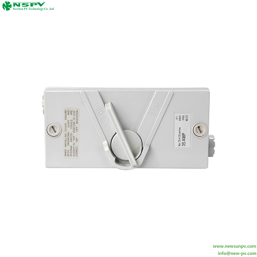 White Nspv Weatherproof Ac Switch Isolating Switch Ac Isolator