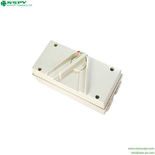 White Nspv Weatherproof Ac Switch Isolating Switch Ac Isolator