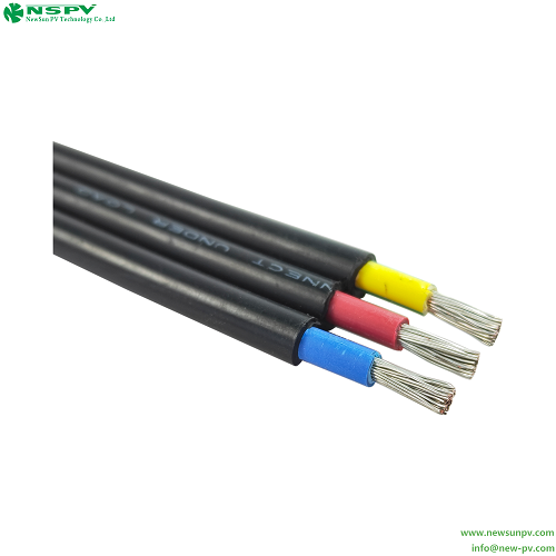 Solar Cable 3 Cores Solar Wire Pv Cable