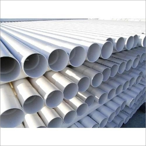 Rigid PVC Pipes And Fittings - 25 mm Round, 6 Meter Length | Durable White PVC Material