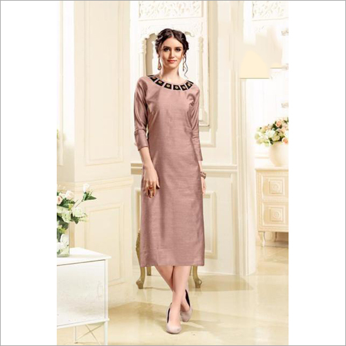 Ladies Dobby Fabric Designer Kurti