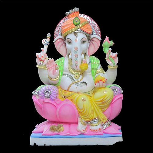 टिकाऊ गणेश बहुरंगी प्रतिमा