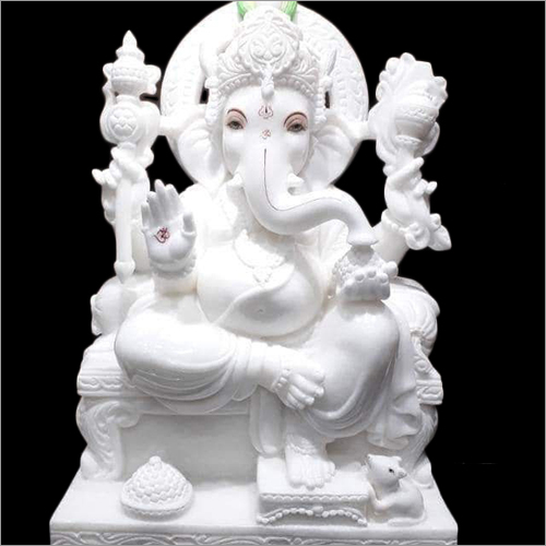 Durable White Ganesh Statue