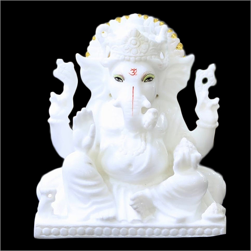 Durable White Ganesh Statue