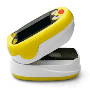 Portable Pulse Oximeter - Plastic, 5.5 x 3.5 x 3 cm | Yellow, OLED Display, Lightweight 50g