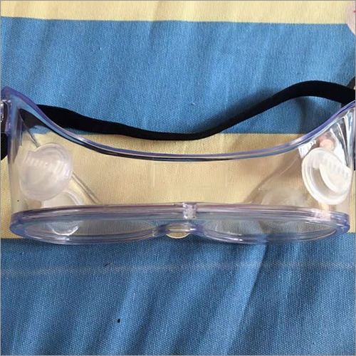 Protection Safety Goggles - Polycarbonate 150x50 Mm, Burgundy Frame, Clear Lens | Impact Resistance Ansi Z87.1, Comfortable Fit