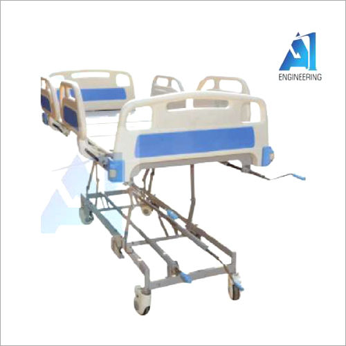 Off White Five Functional Manual Super Deluxe Icu Bed