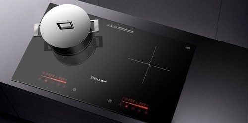 Black Stella Ts 34c01 Double Induction Cooker Drop In 3400 Watts