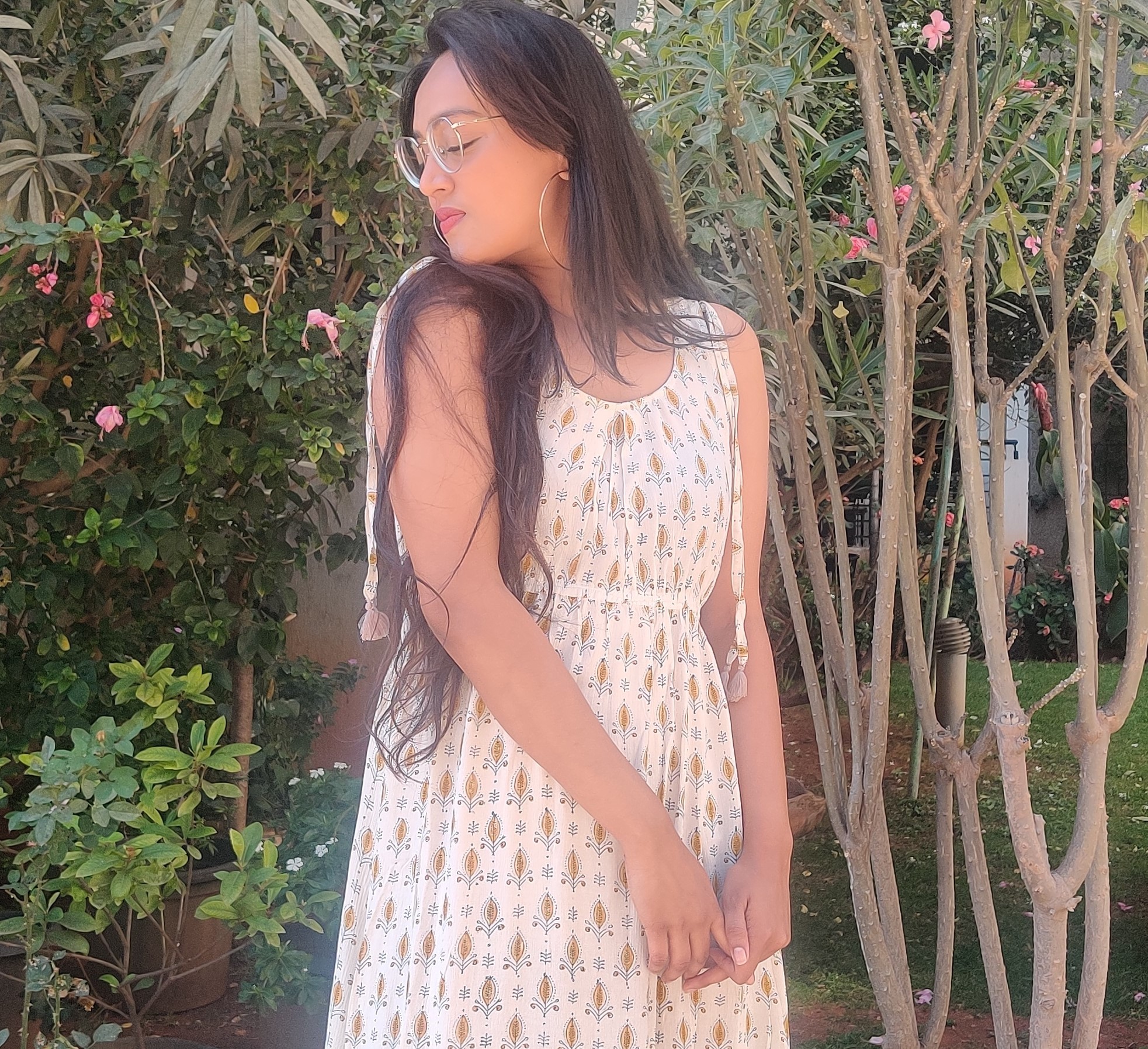 Sleeveless Cotton Printed Dress Age Group: All Age Groups