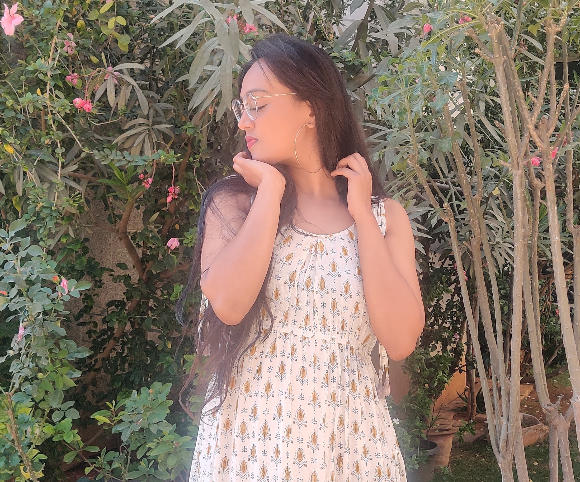Sleeveless Cotton Printed Dress Age Group: All Age Groups