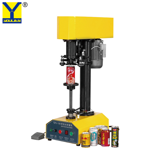 Tdfj-160 डेस्कटॉप मैनुअल कैन सीमर फूड टिन कैन लिड सीलर सीलिंग मशीन