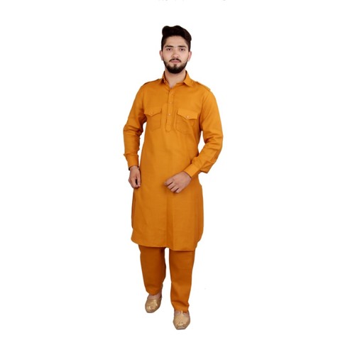 नींबू पठानी सूट