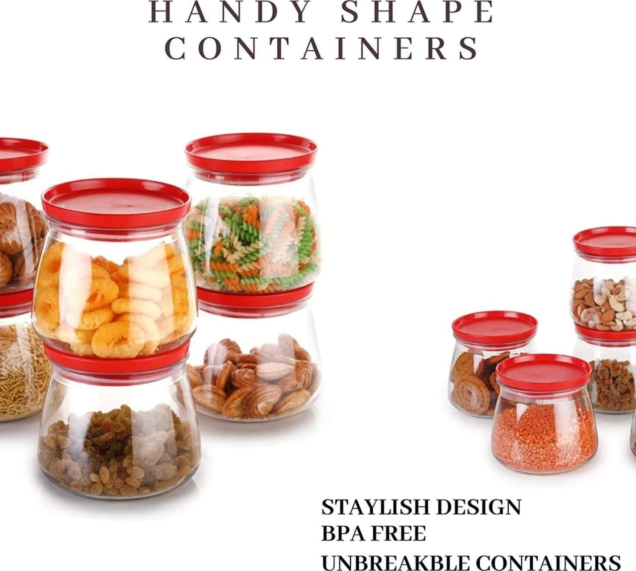 Handi Shape Kitchen Storage Plastic Container