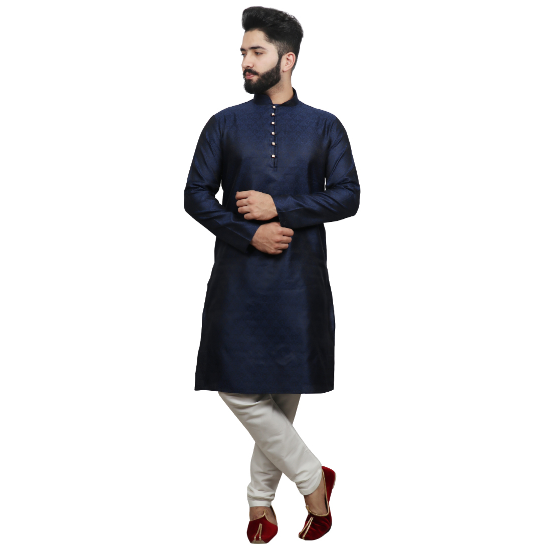 B.green Printed Kurta Pajama Set