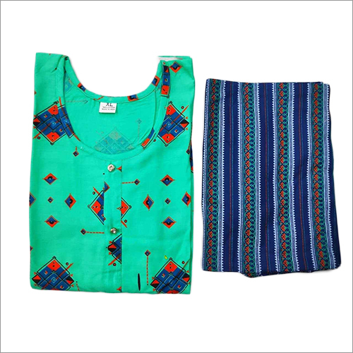 महिलाओं के लिए पलाज़ो के साथ प्रिंटेड कुर्ती