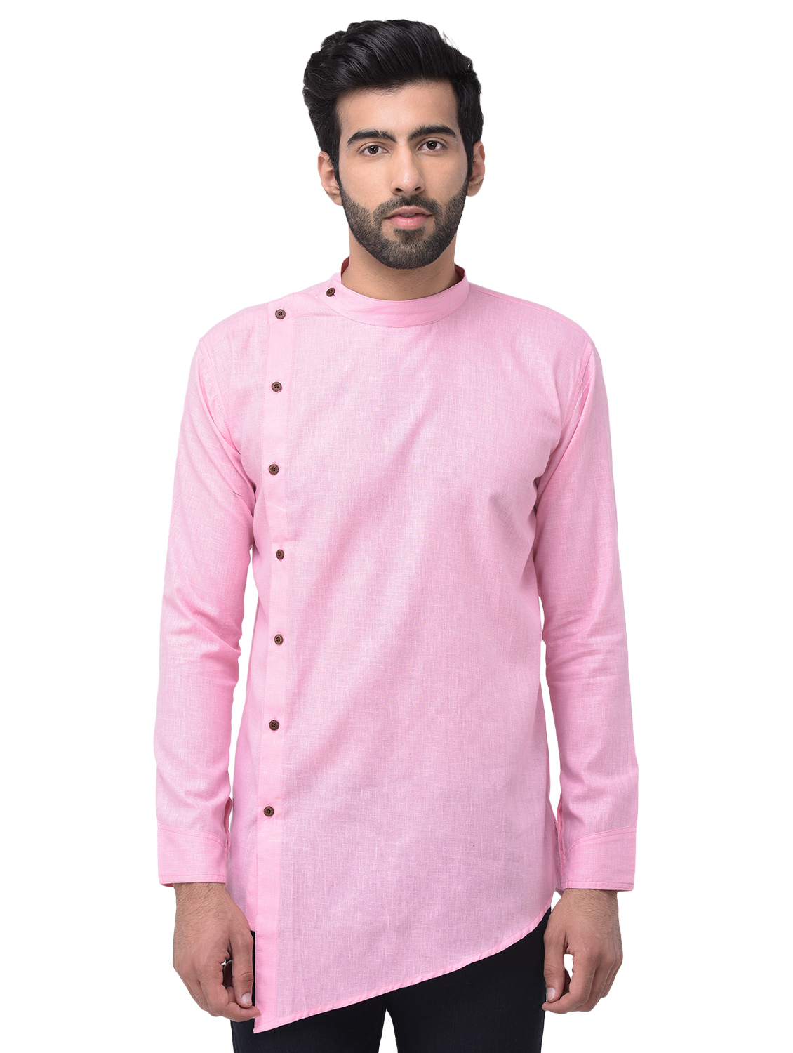 Black Men Short Kurta