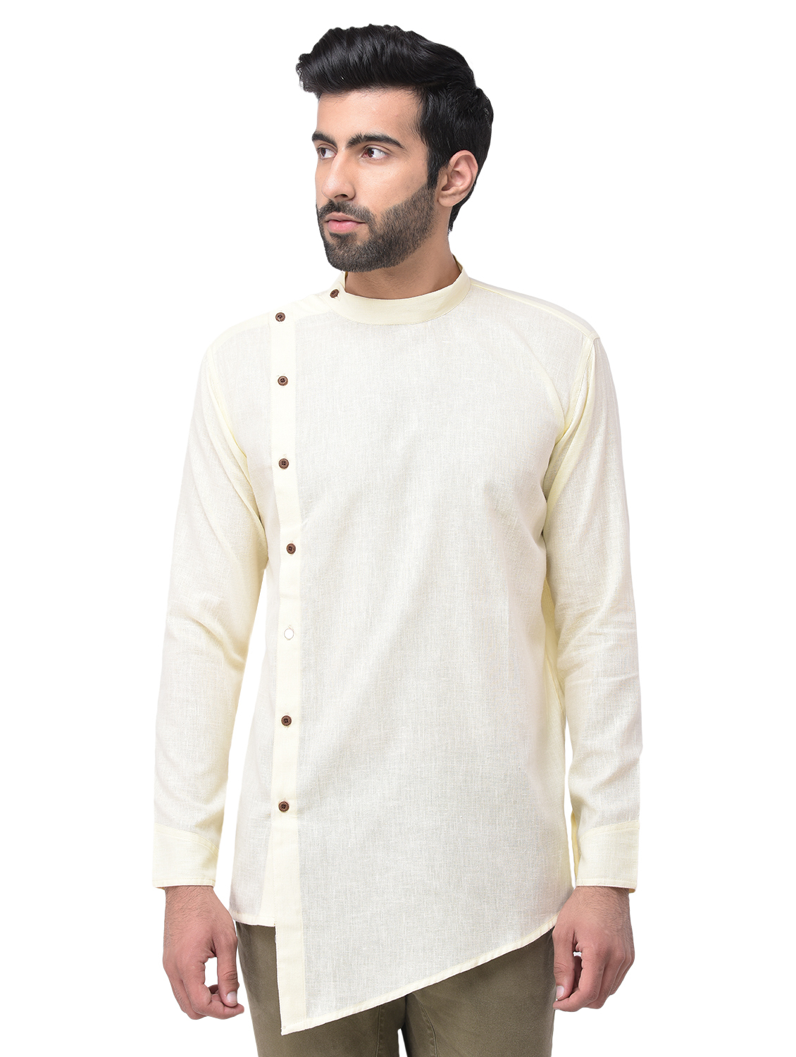 Black Men Short Kurta