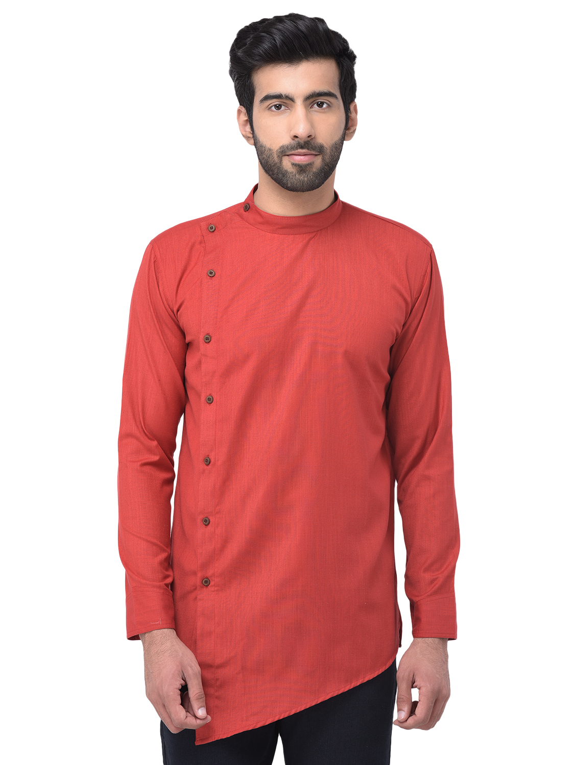 Black Men Short Kurta
